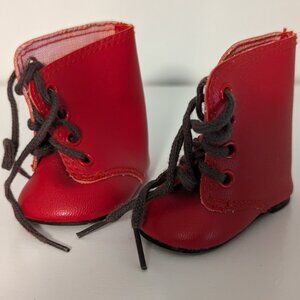 American Girl Kirsten Red Boots